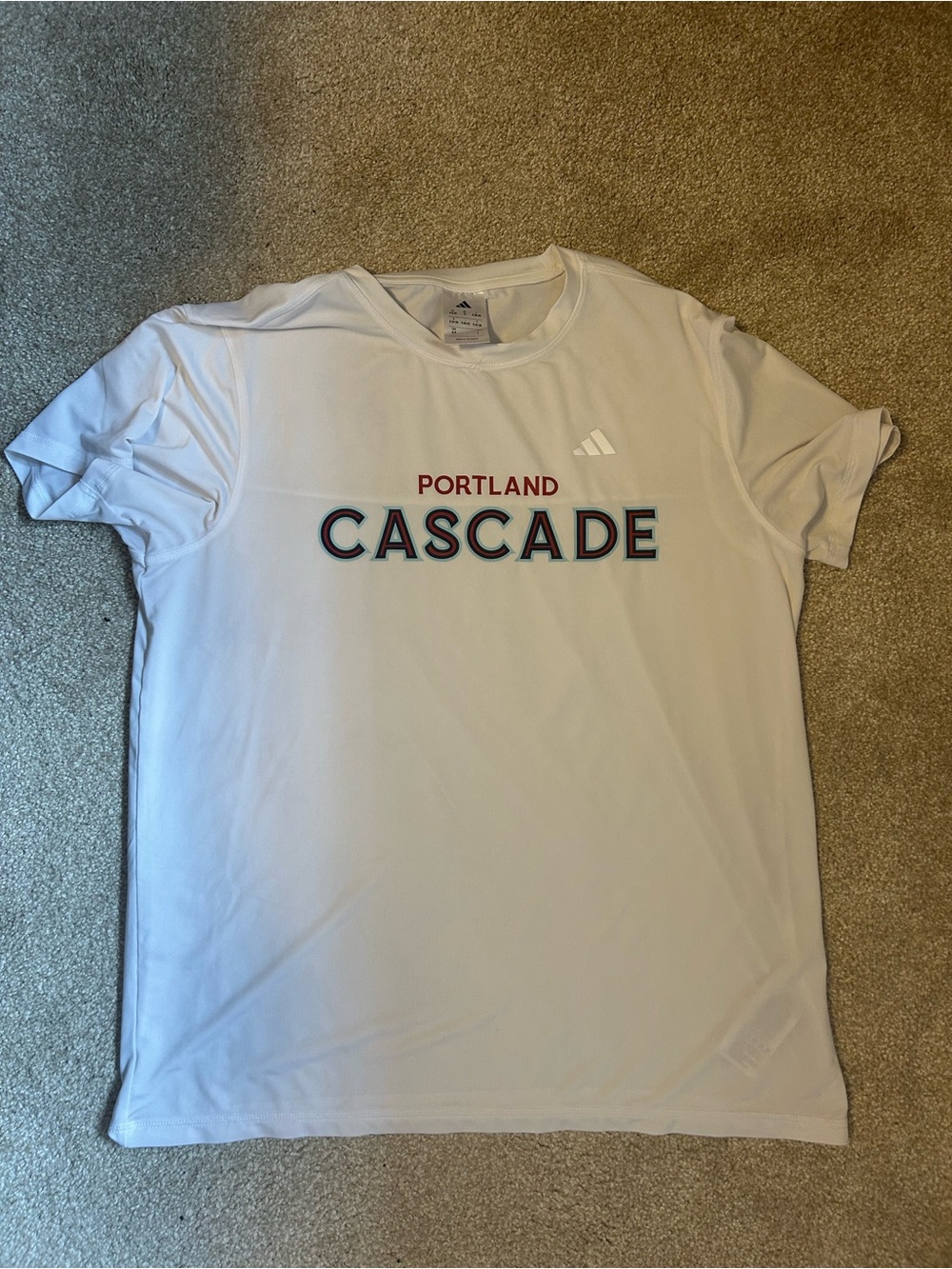 Adidas AUSL Portland Cascade Men's Performance T-Shirt - White